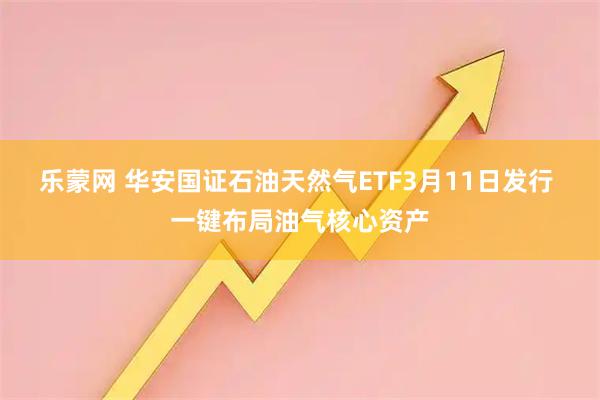 乐蒙网 华安国证石油天然气ETF3月11日发行 一键布局油气核心资产