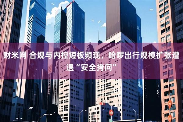 财米网 合规与内控短板频现，哈啰出行规模扩张遭遇“安全拷问”