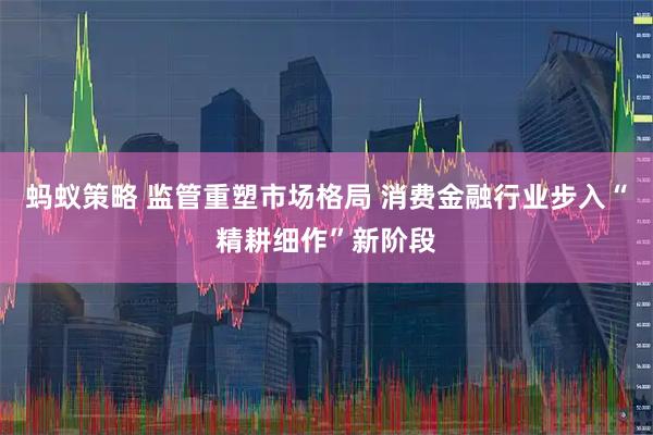 蚂蚁策略 监管重塑市场格局 消费金融行业步入“精耕细作”新阶段