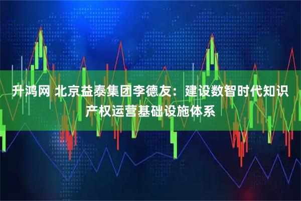 升鸿网 北京益泰集团李德友:建设数智时代知识产权运营基础设施体系